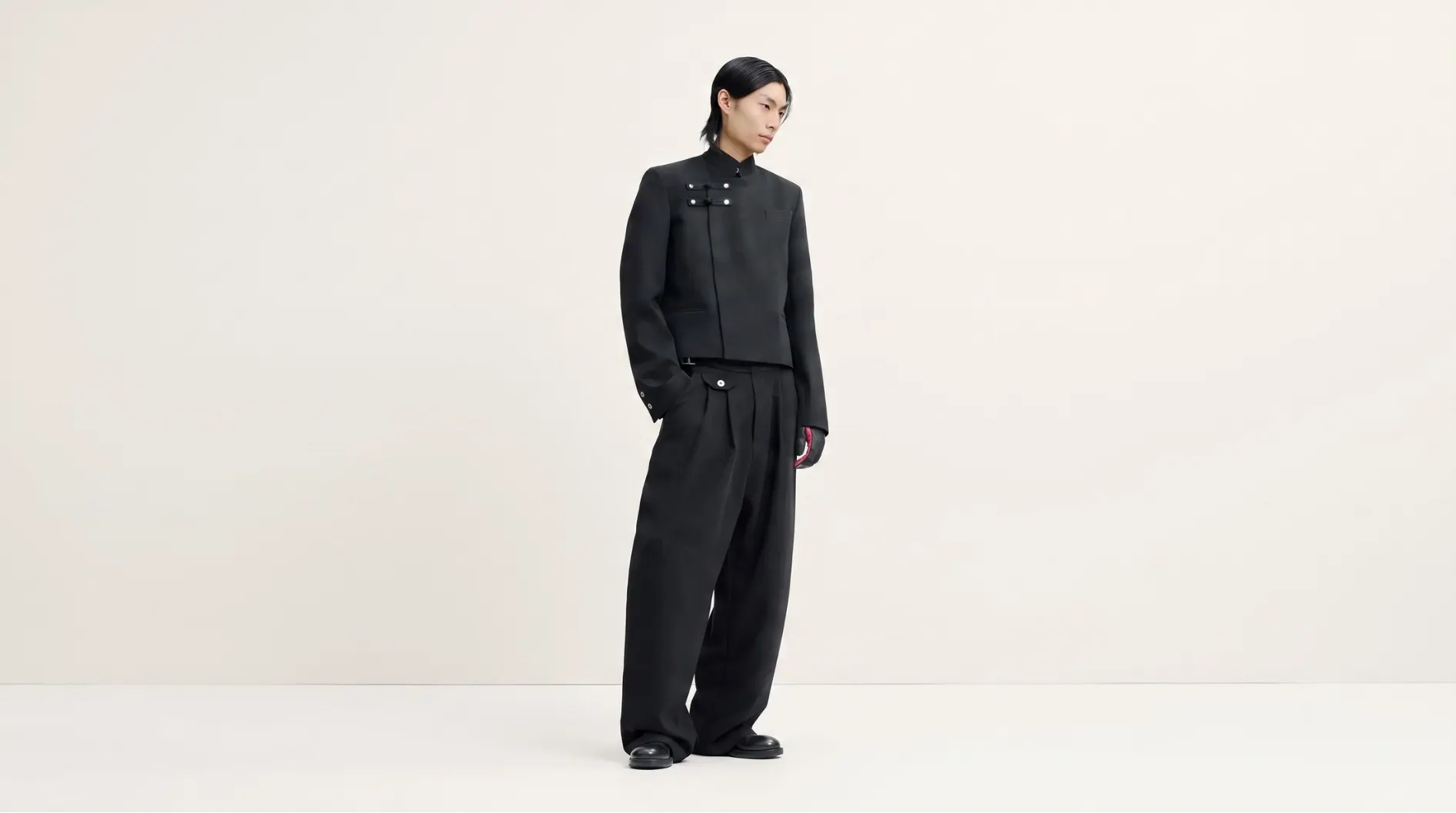 Modern Hanbok Cropped Blazer Black product